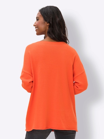 Pull-over oversize heine en orange