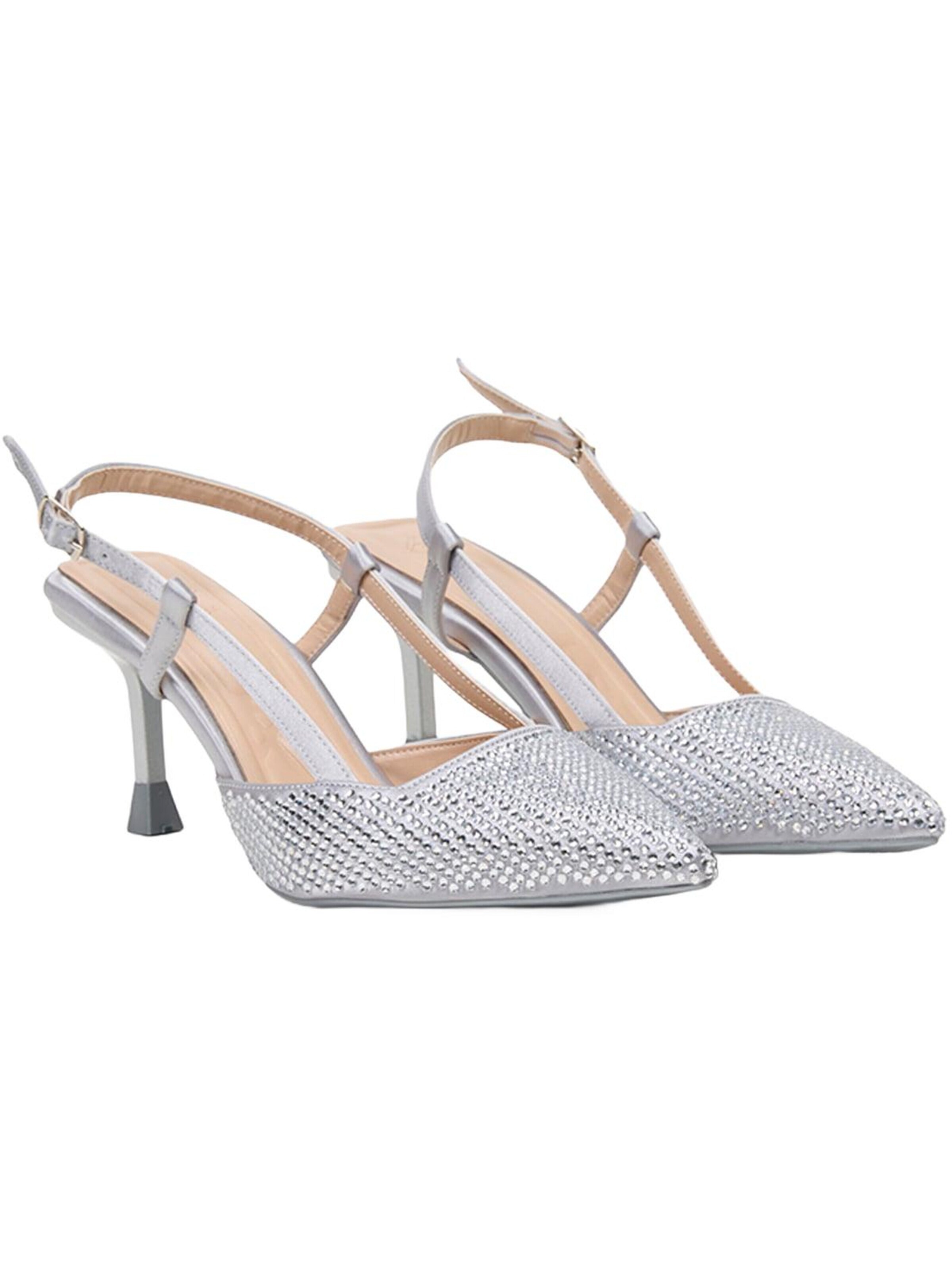 Desa Slingback pumps 'Stilett' in Silver