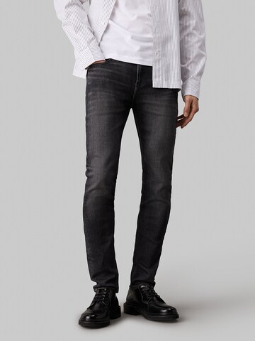 Skinny Jeans di Calvin Klein Jeans in nero: frontale