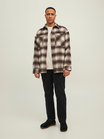 JACK & JONES Between-season jacket 'Bane' in Brown