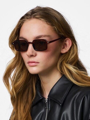 PIECES Sunglasses 'PCKatie' in Brown
