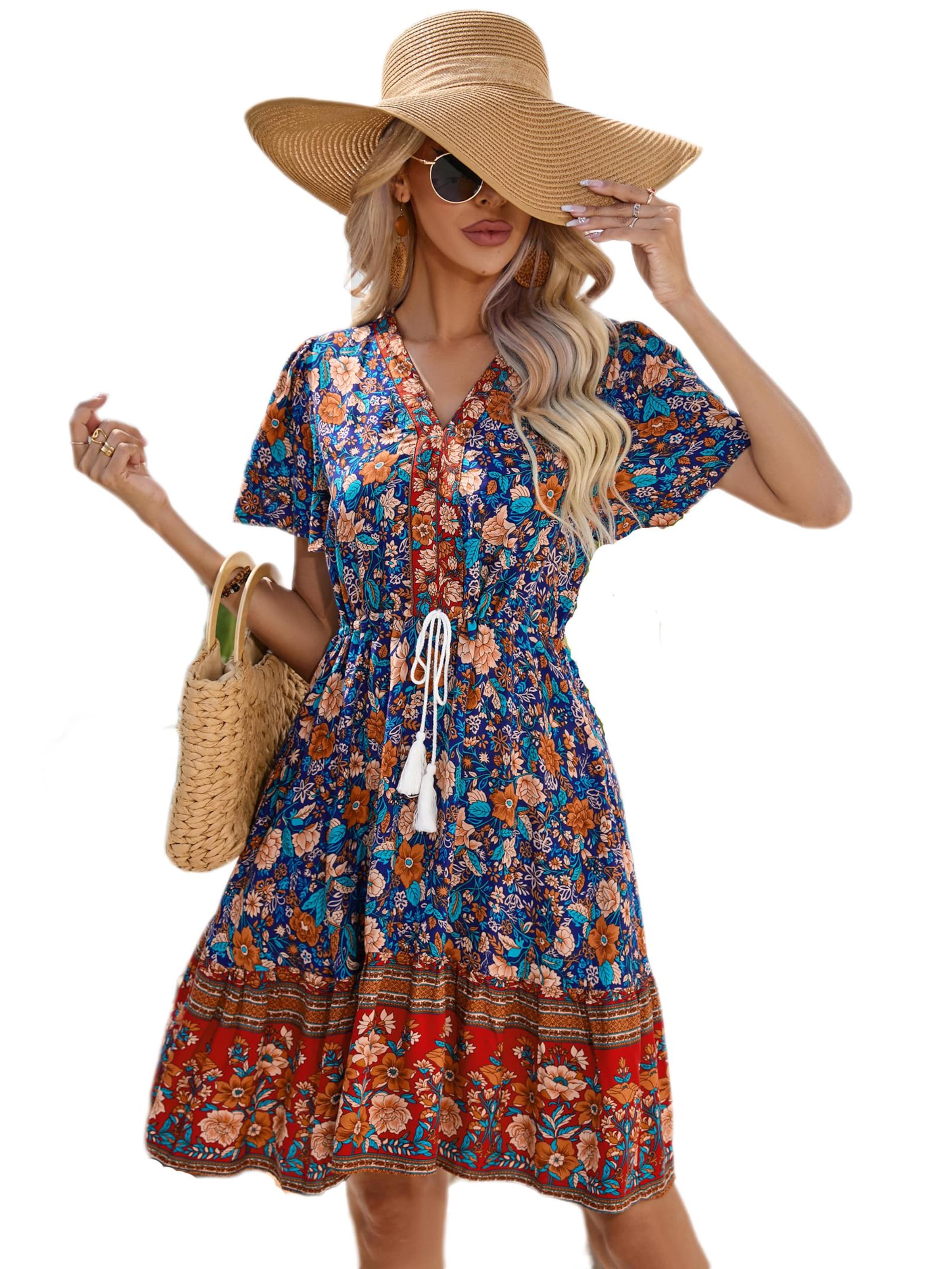 Yesfashion Summer Dress in 36 in Blue, Item view