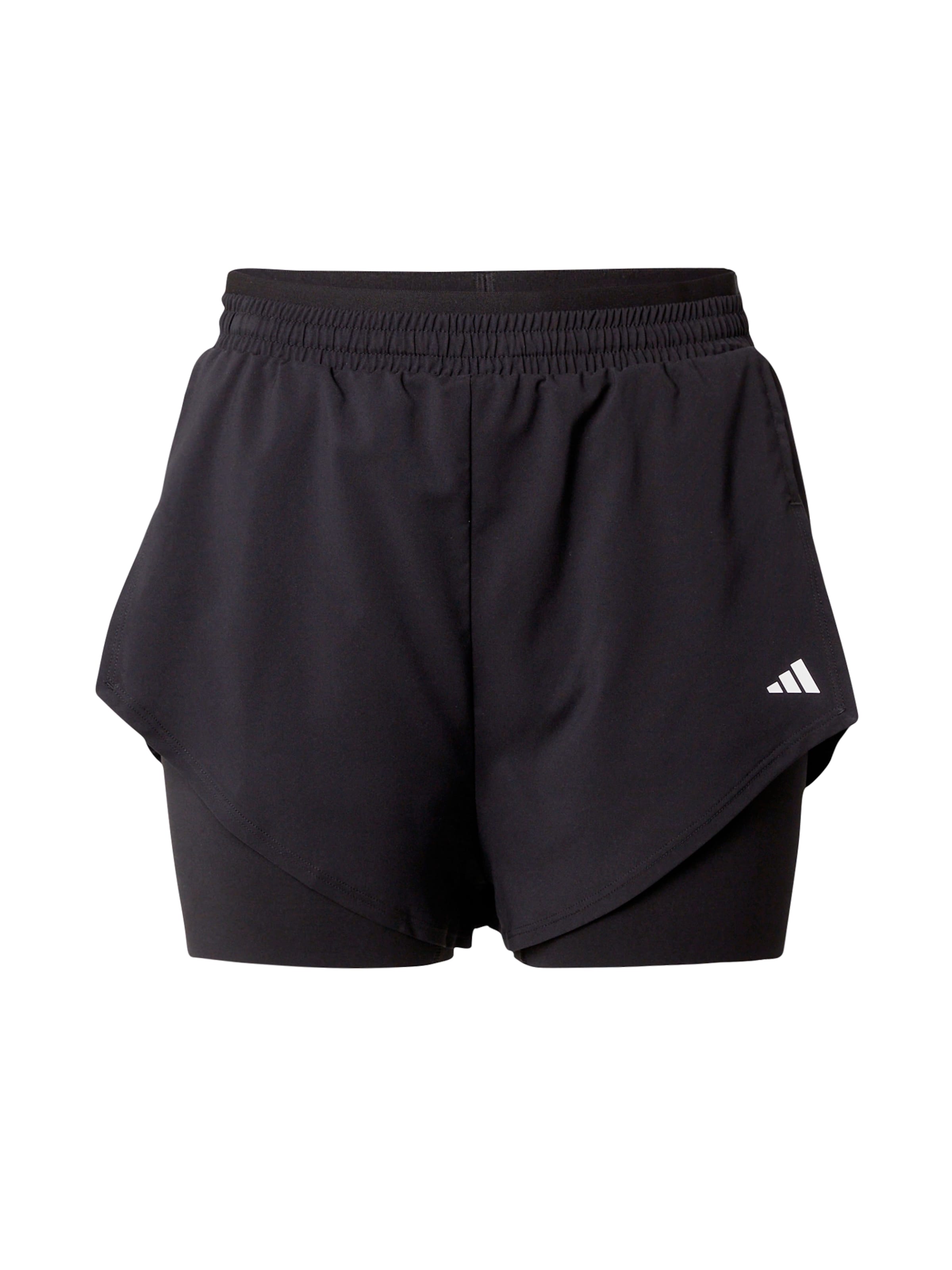 ADIDAS PERFORMANCE Skinny Sportsbukser 'Designed For Training' i sort: forside