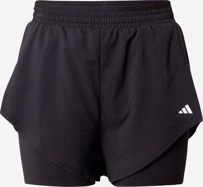 ADIDAS PERFORMANCE Workout Pants 'Designed For Training 2In1' in Black / White, Item view