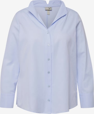 Ulla Popken Blouse in Blauw: voorkant