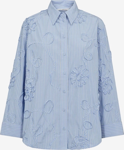 co'couture Pusero 'XavierCC' värissä taivaansininen / musta / valkoinen, Tuotenäkymä