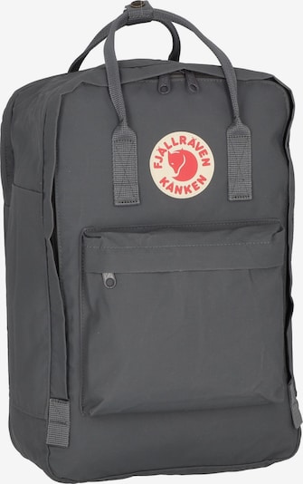 Fjällräven Rucksack 'Kanken' in graphit / rot / offwhite, Produktansicht