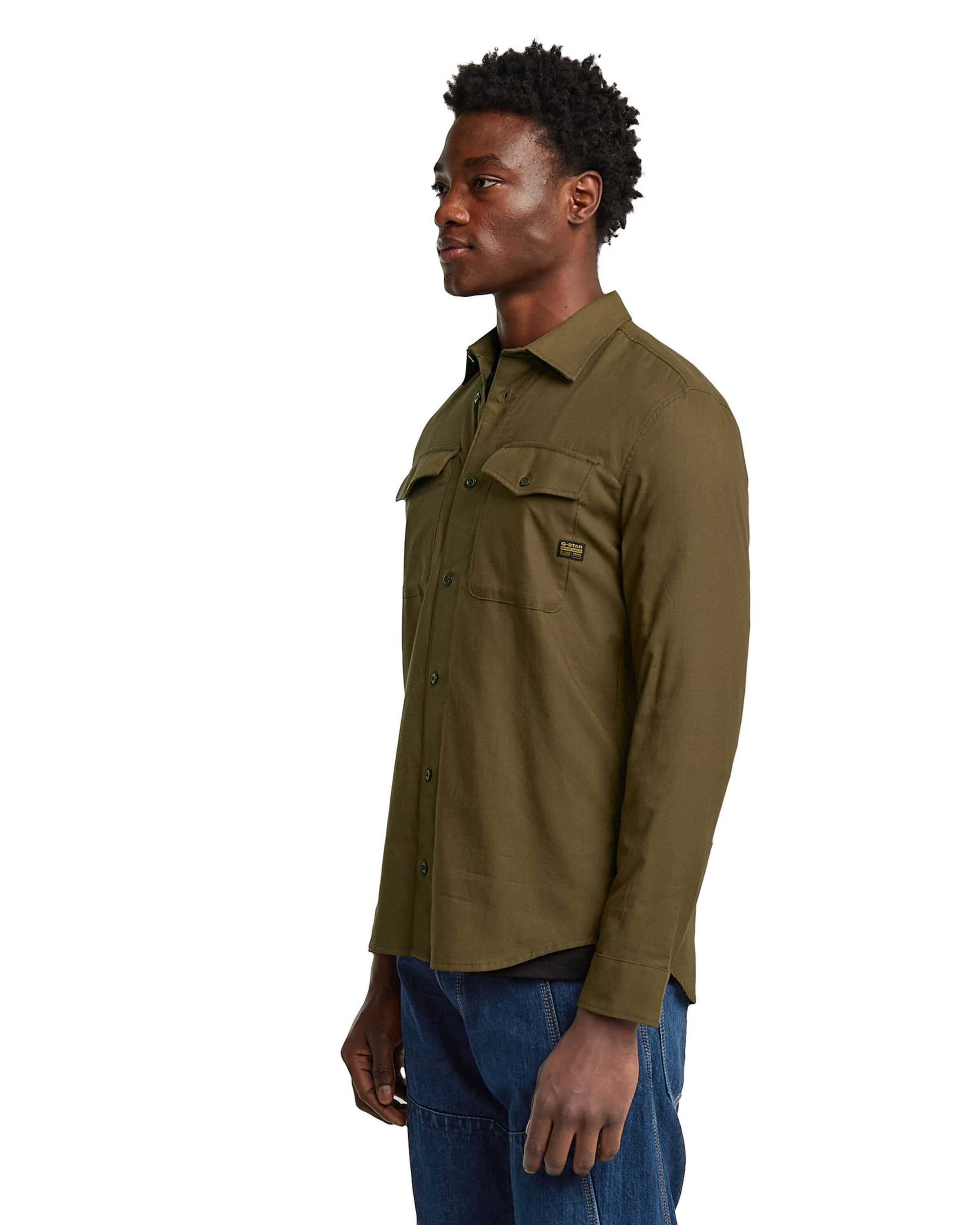 G-STAR Regular fit Overhemd in Groen