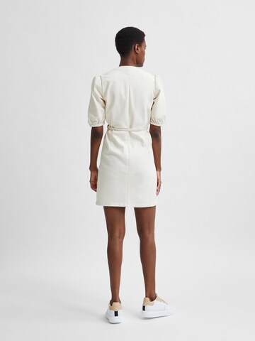 SELECTED FEMME Shirt dress 'Sophia' in Beige