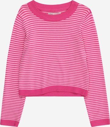 Pull-over 'GIVA' KIDS ONLY en rose : devant