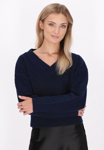 DreiMaster Klassik - Pullover em azul: frente
