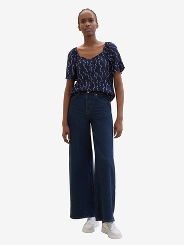 TOM TAILOR DENIM Halenka 'Sweetheart' – modrá