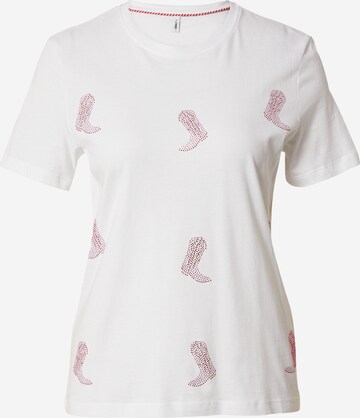 T-shirt 'KITA' ONLY en blanc : devant