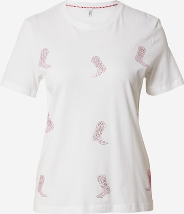 T-shirt 'KITA' ONLY en blanc : devant