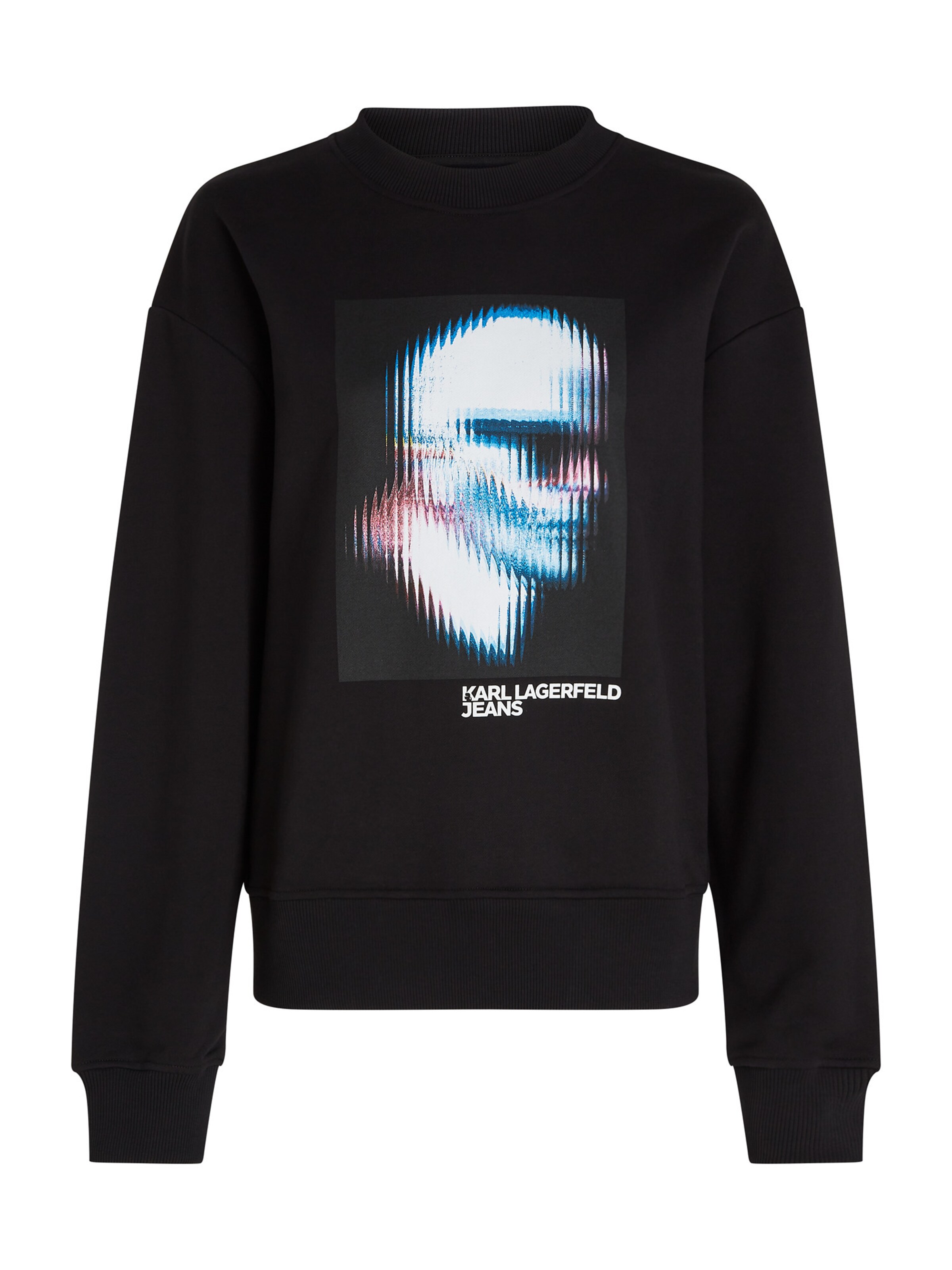 KARL LAGERFELD JEANS Sudadera en azul / rosa / negro / blanco, Vista del producto