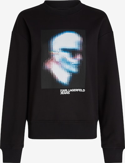 KARL LAGERFELD JEANS Collegepaita värissä sininen / vaaleanpunainen / musta / valkoinen, Tuotenäkymä