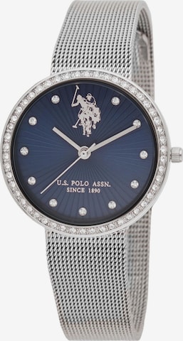 U.S. POLO ASSN. - Reloj analógico 'Giselle' en plata: frente