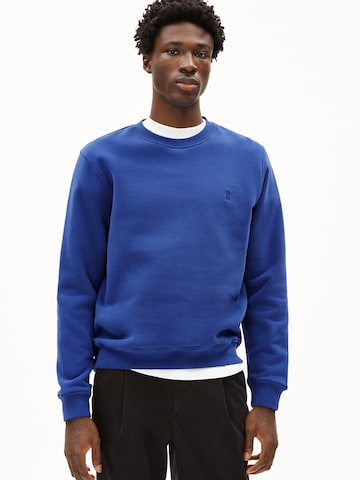 ARMEDANGELS Sweatshirt in Blue: front