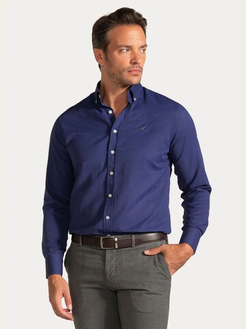 Williot Regular Fit Skjorte 'Oxford' i blå