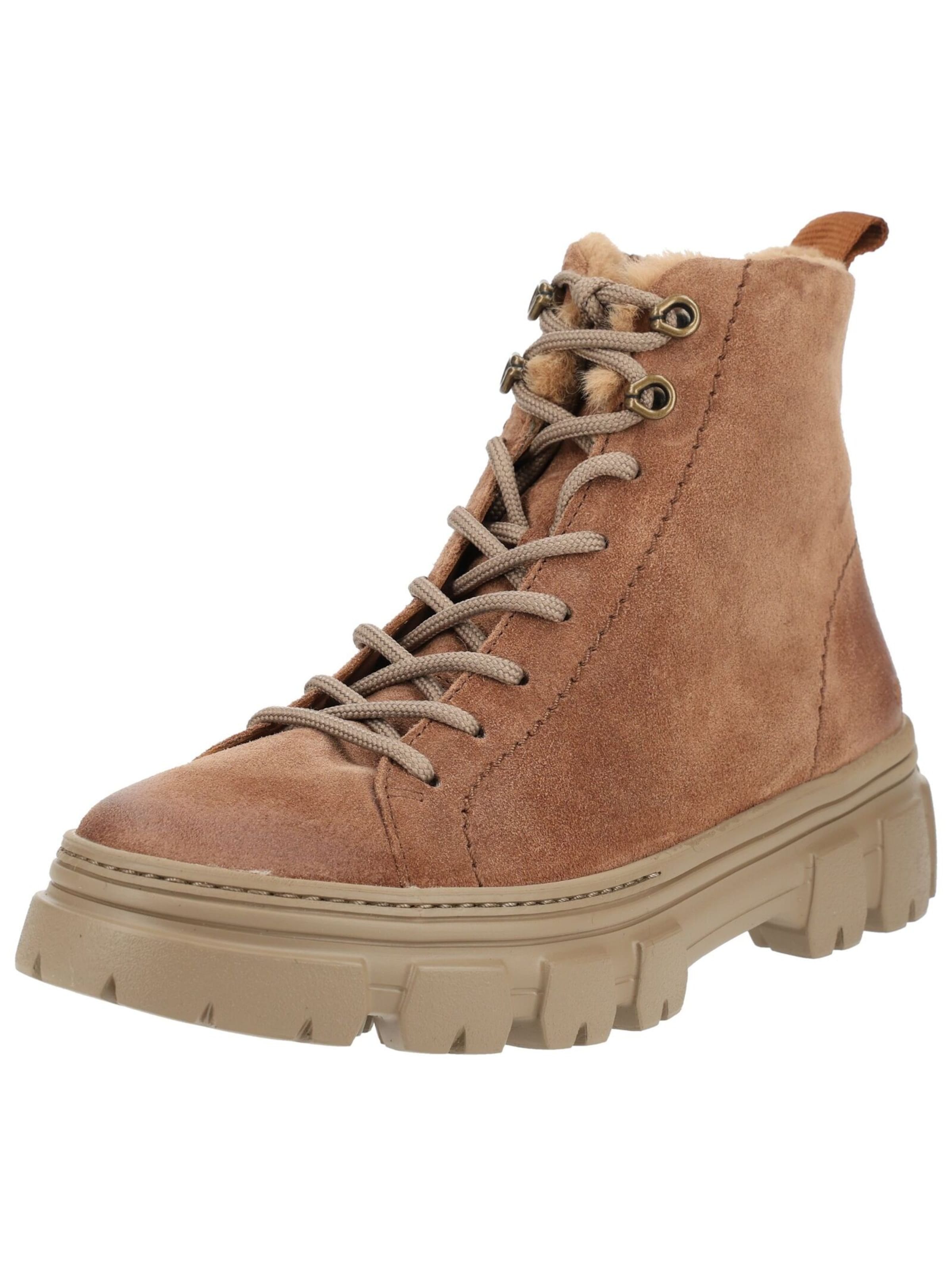 Bottines à lacets Paul Green en marron : devant