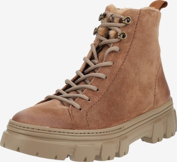 Bottines à lacets Paul Green en marron : devant