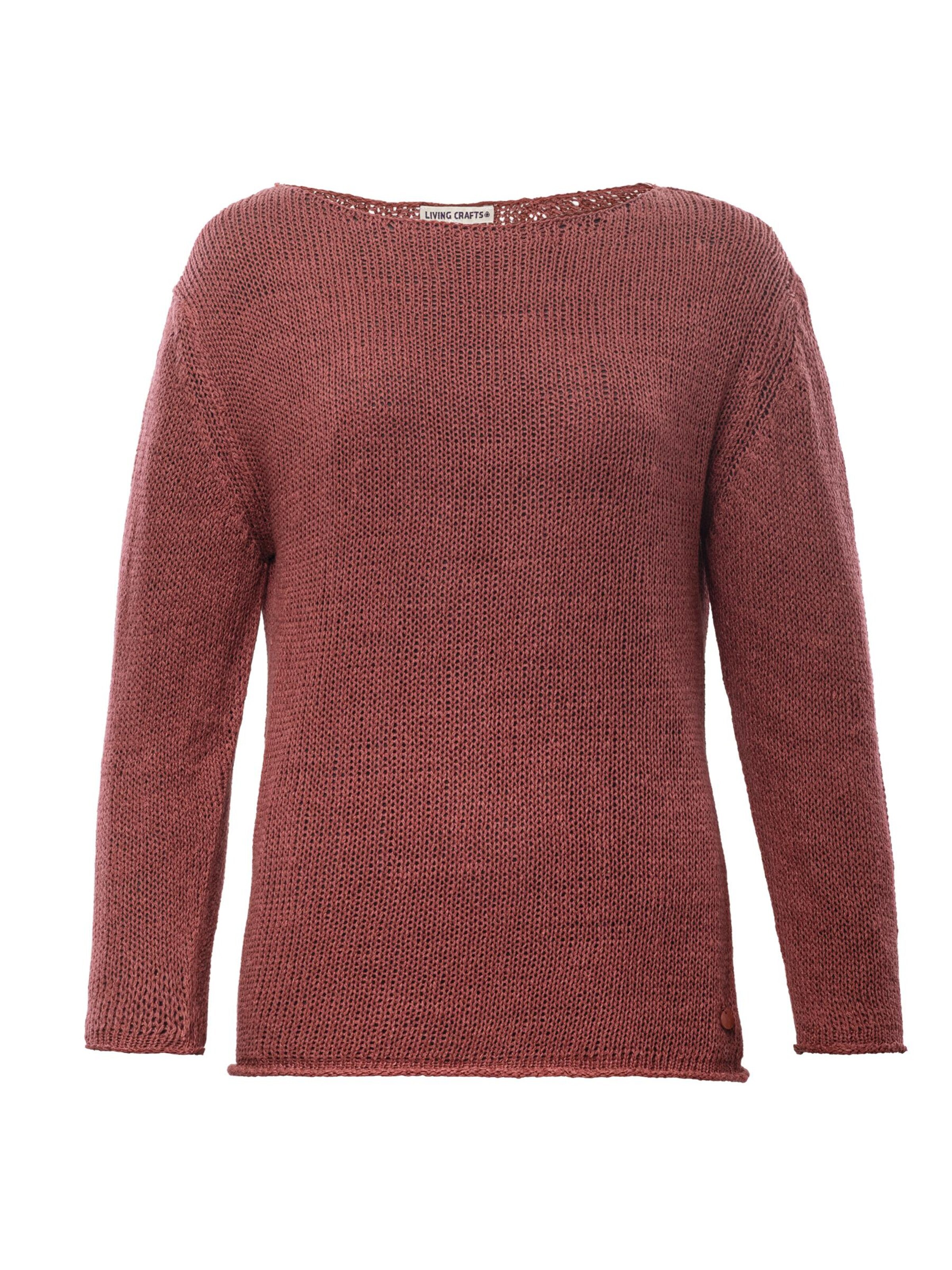 Living Crafts Sweater 'AMALFIA' in Red: front