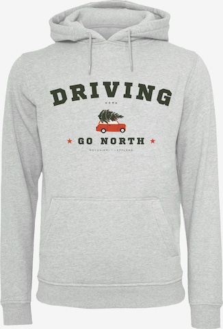 F4NT4STIC Sweatshirt 'Driving Home' in Grijs: voorkant