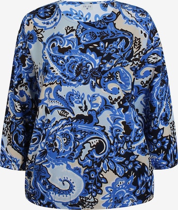 ze-ze Bluse 'Relly 520' in Blau: Vorderseite