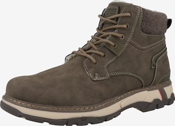Dockers by Gerli Lace-Up Boots in Green: front
