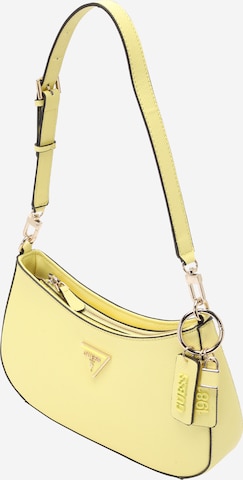 Borsa a spalla 'Noelle' di GUESS in giallo: frontale