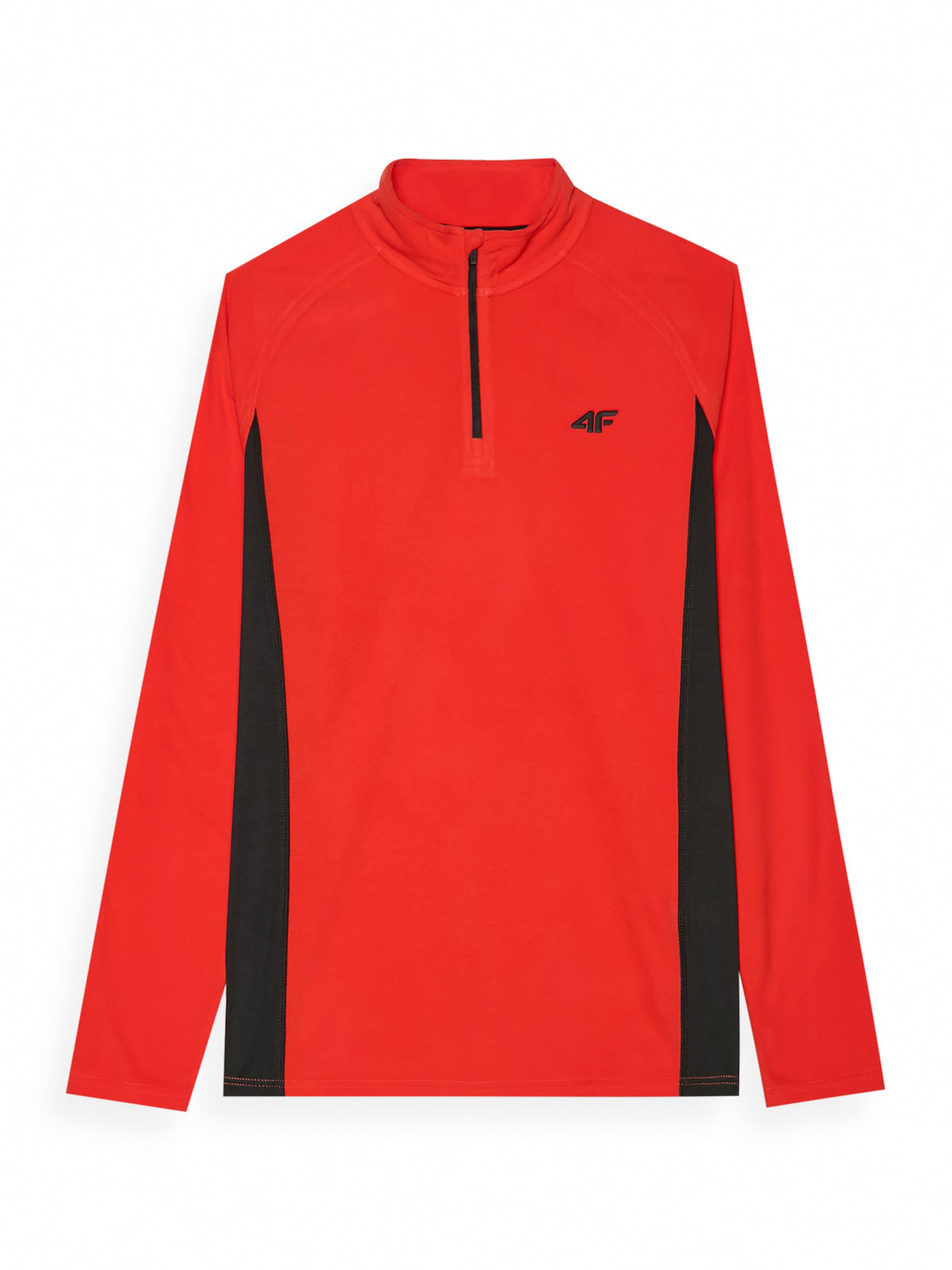 4F Performance shirt in Red: front