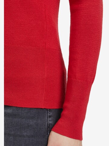 Betty Barclay Basic-Strickpullover mit Kragen in Rot