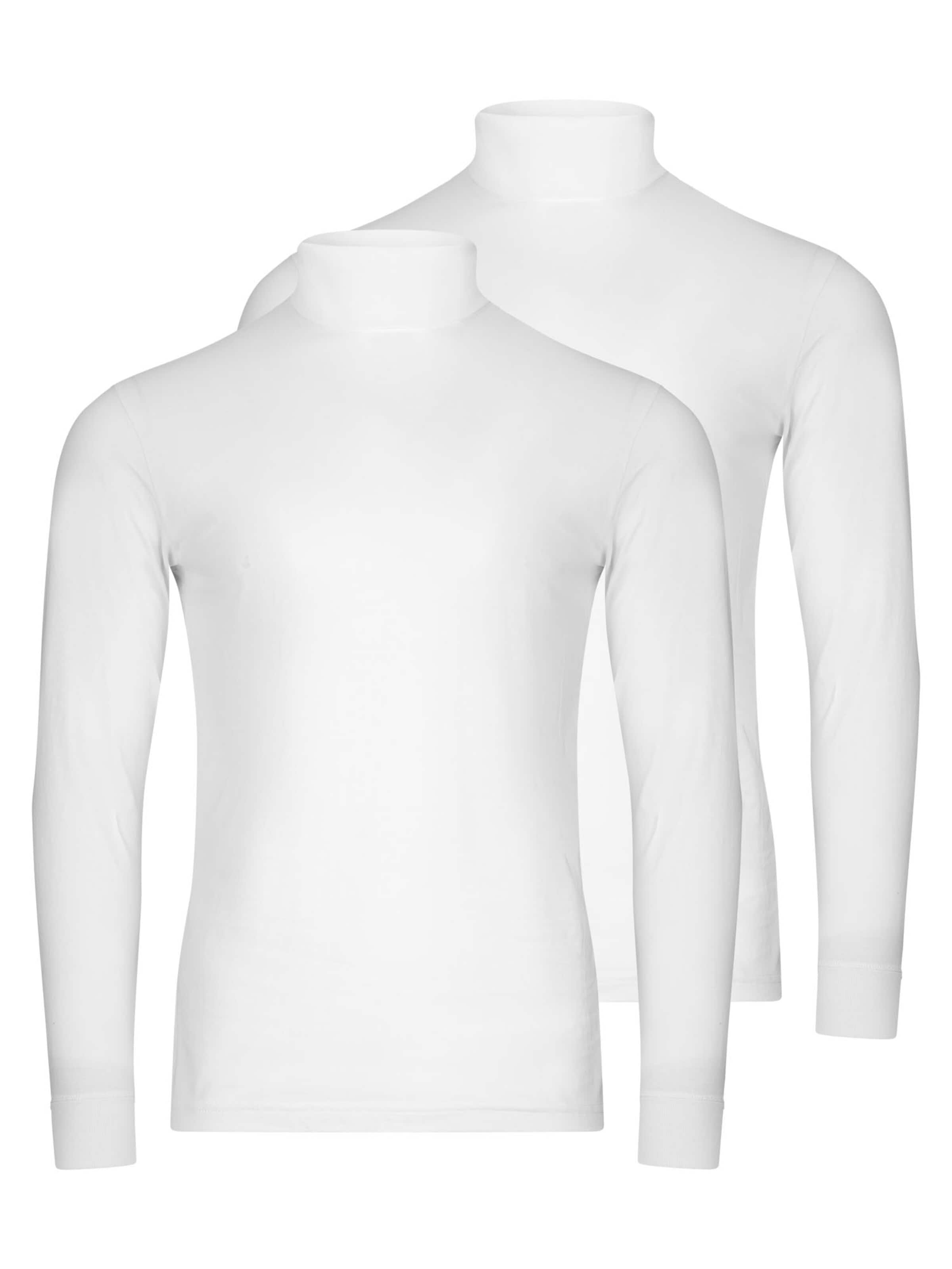 Ragman Shirt 'Basic' in White: front