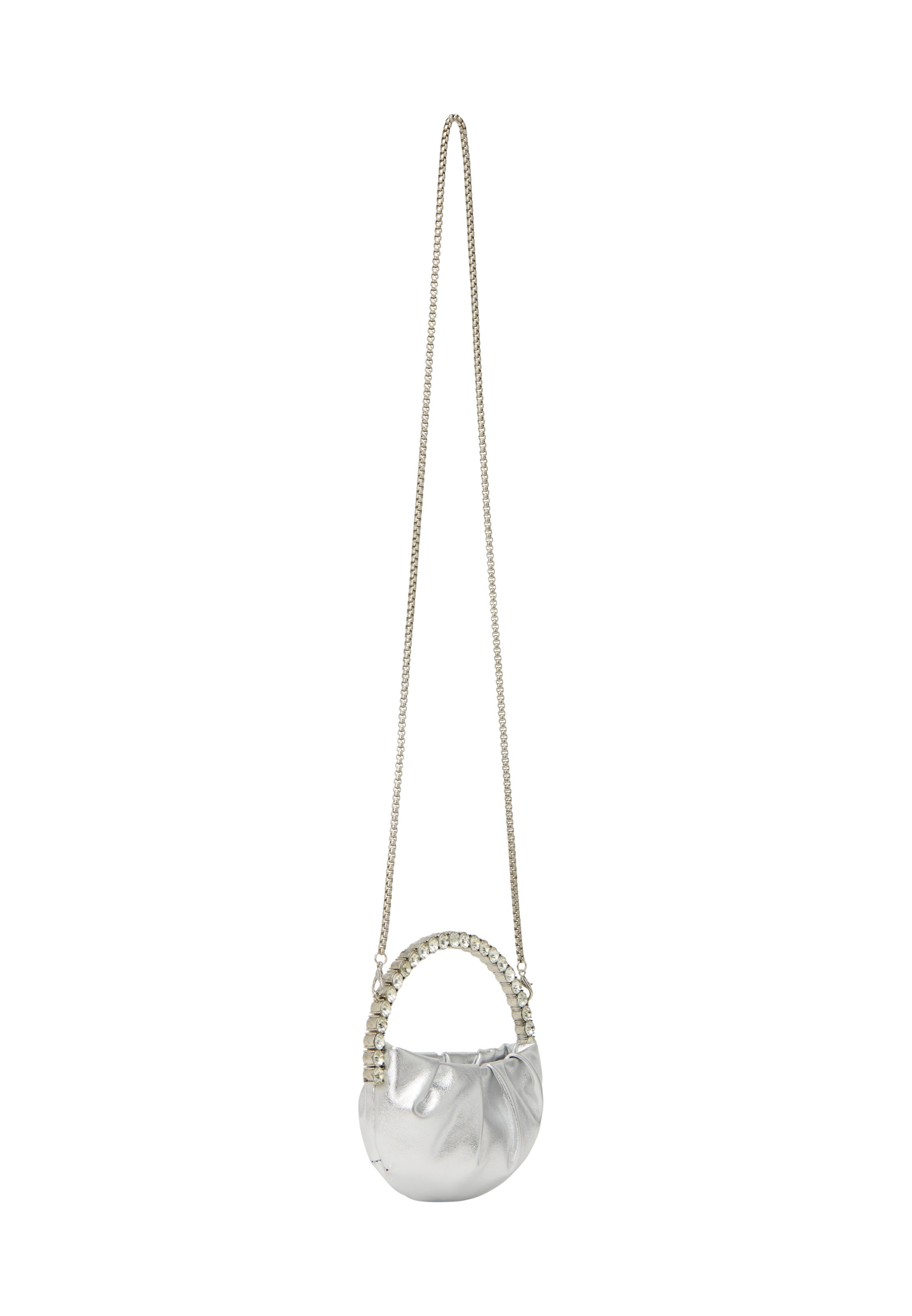 myMo at night Kabelka – stříbrná