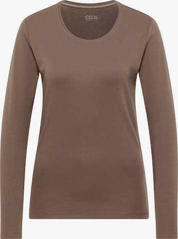 CECIL Shirt 'Pia' in Brown: front