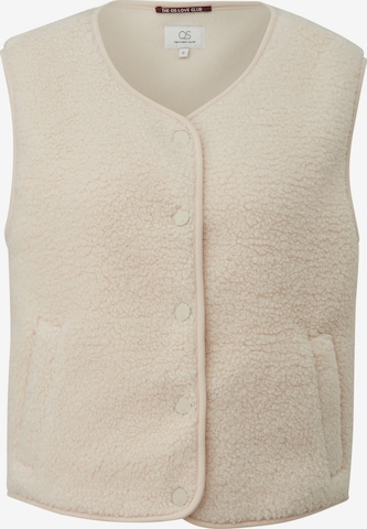 Gilet QS en beige : devant