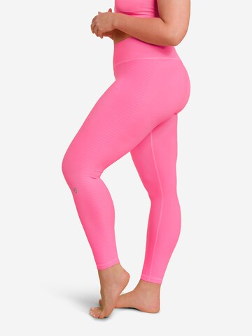 OCEANSAPART - Skinny Pantalón deportivo 'Beverly' en rosa
