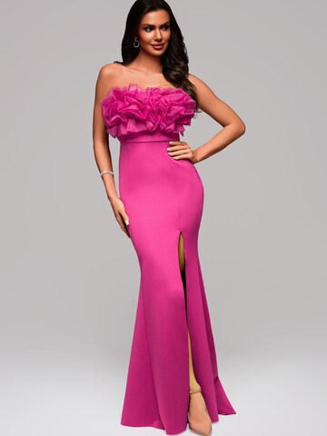 Ombre Avondjurk in Roze