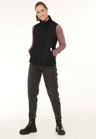 Weather Report Sports Vest 'Peggy' in Black