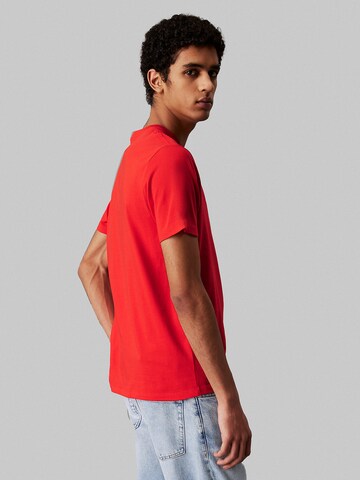 Calvin Klein Jeans T-Shirt in Rot