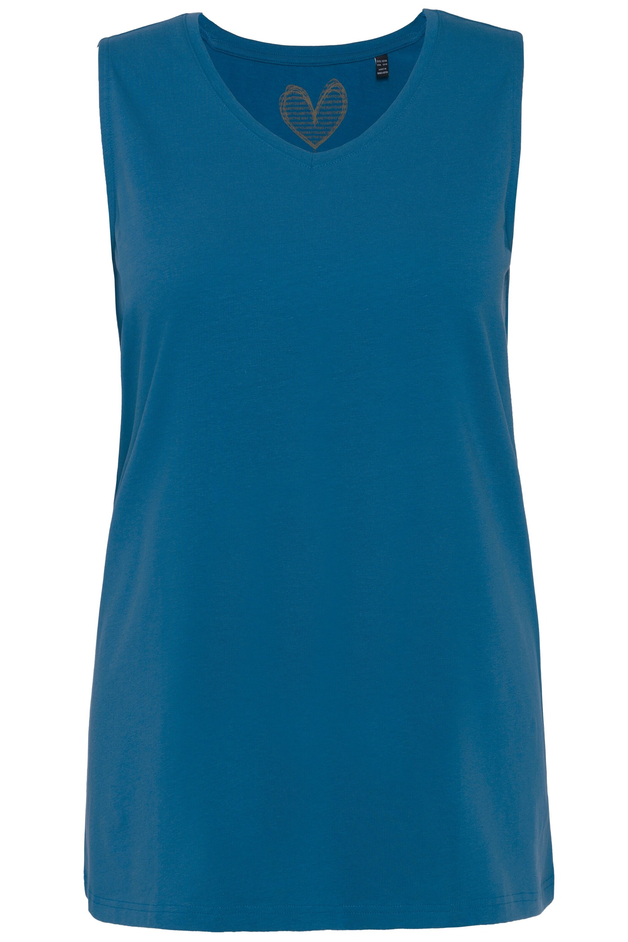 Ulla Popken Shirt in Blau: Vorderseite