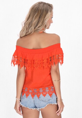 IZIA Блузка 'Boho' в Оранжевый