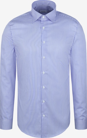 Coupe slim Chemise business 'Smart Classics' SEIDENSTICKER en bleu : devant