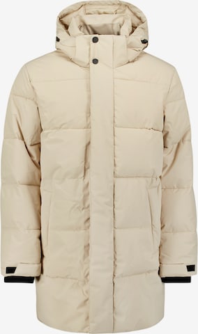 No Excess Winterjas in Beige: voorkant
