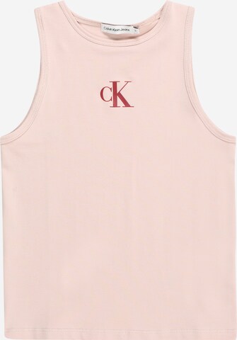 Calvin Klein Jeans Top in Pink: front