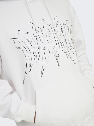 Only & Sons Sweatshirt 'ONSRHINESTONE' in White