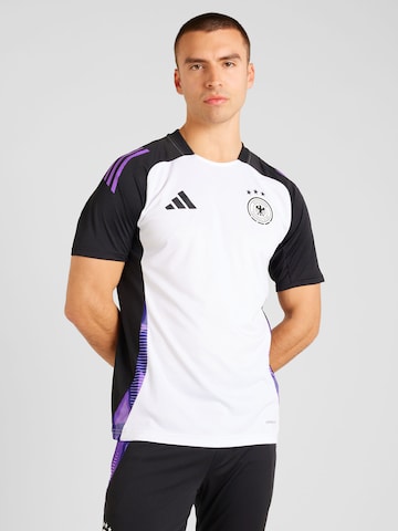 ADIDAS PERFORMANCE Funkcionalna majica 'DFB Tiro 24' | bela barva: sprednja stran