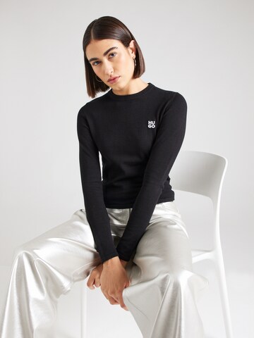 HUGO Pullover 'Scallia' i sort