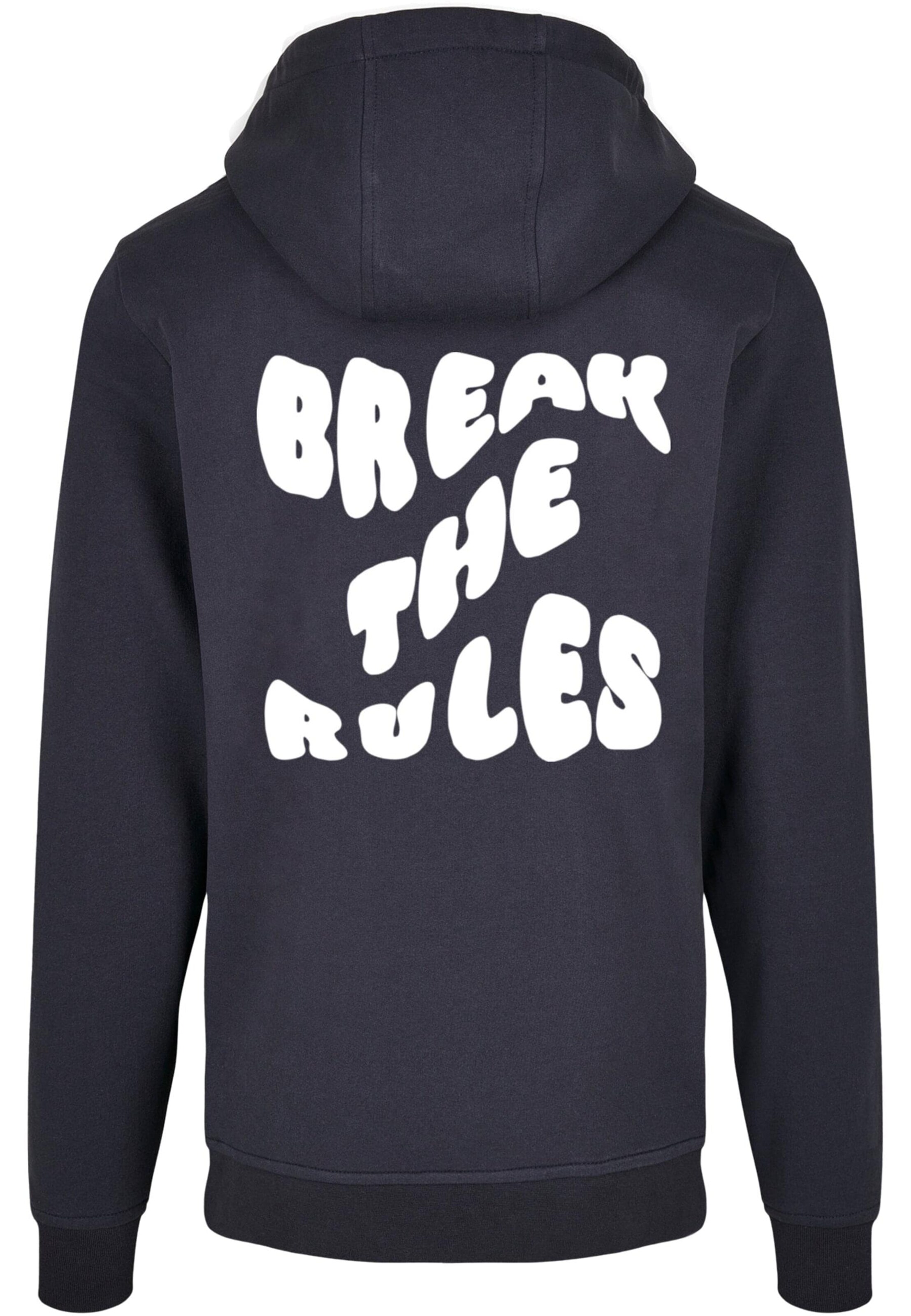 Merchcode Sweatshirt 'Break The Rules' in Blue