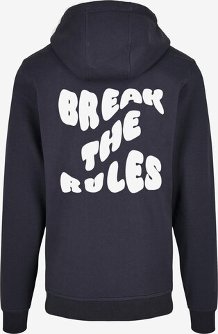 Sweat-shirt 'Break The Rules' Merchcode en bleu